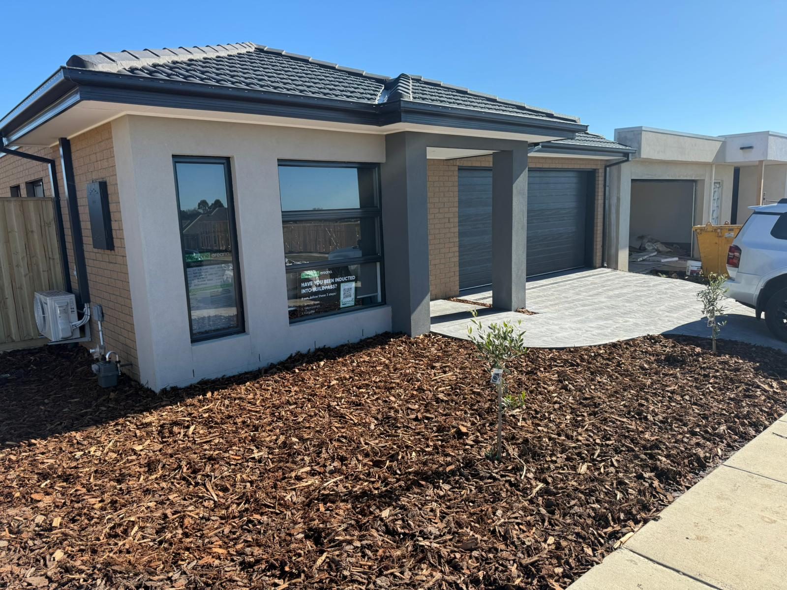 The front of a newly built home in Gisborne